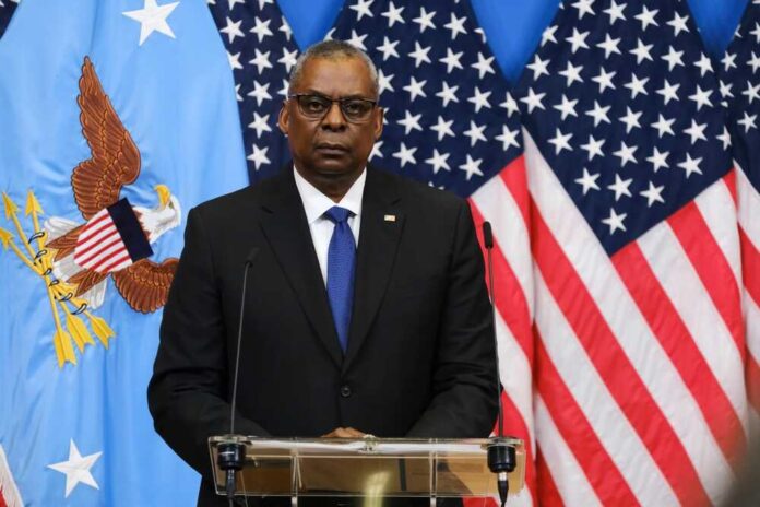 Us,Secretary,Of,Defense,Lloyd,Austin,Speaks,During,A,Press