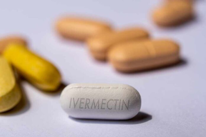Ivermectin,Pill,Medication,On,White,Table,Medical,Concept,Of,International