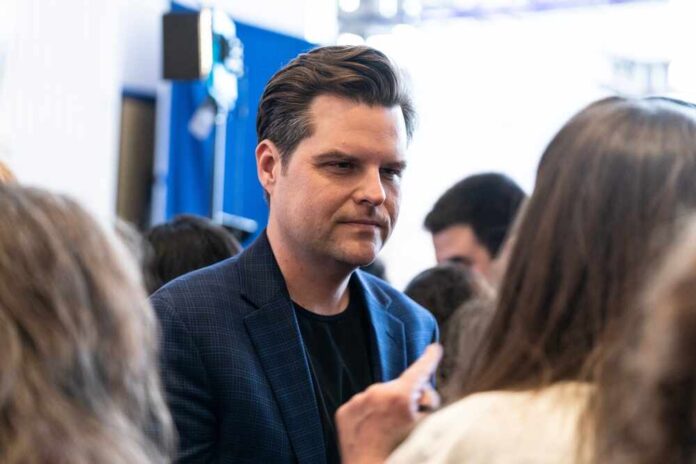 Congressman,Matt,Gaetz,Attends,The,1st,Day,Of,Cpac,Washington,