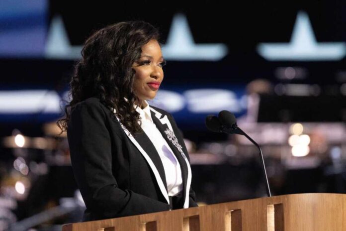 Chicago,,Illinois,,August,19,,2024:,Texas,Congresswoman,Jasmine,Crockett,At