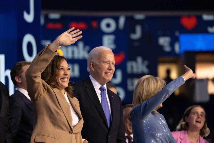 Chicago,,Illinois,,August,19,,2024:,President,Joe,Biden,And,Vice