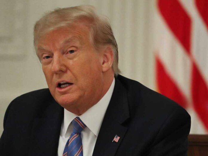 Donald,Trump,Speaks,During,An,Event,With,Students,,Teachers,And