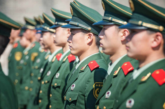 Beijing,-,Nov,8:,Chinese,Soldiers,Attend,A,Parade,At