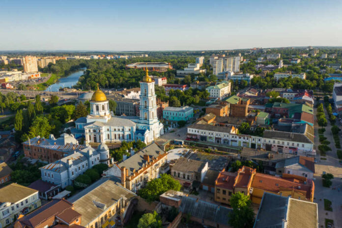 City,Sumy,,The,Capital,Of,Sumy,Region,,Ukraine,,Europe,Aerial