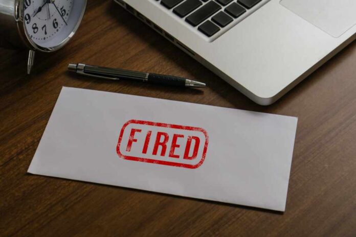 Fired,Text,On,Paper,Envelope,To,Dismiss,The,Employee.fired,Jobs