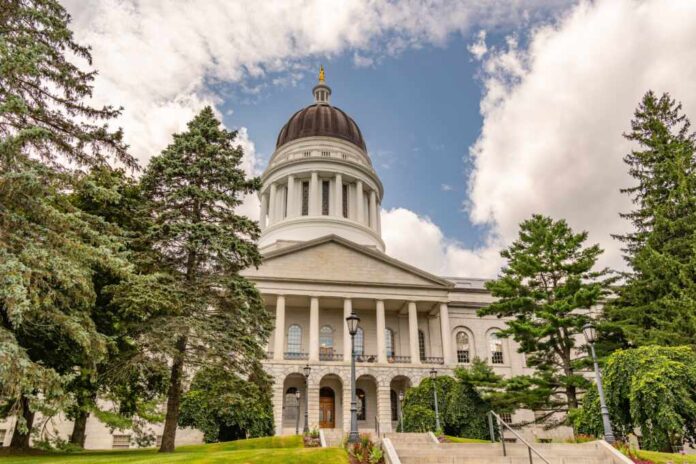 State,Capitol,Building,In,Augusta,,Maine