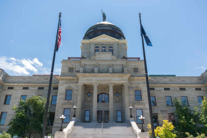 Montana,State,Capital,Building,In,Helena,Montana