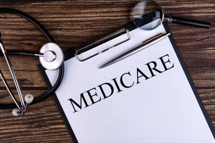 Medicare,Text,Written,In,A,Notebook,Lying,On,A,Desk