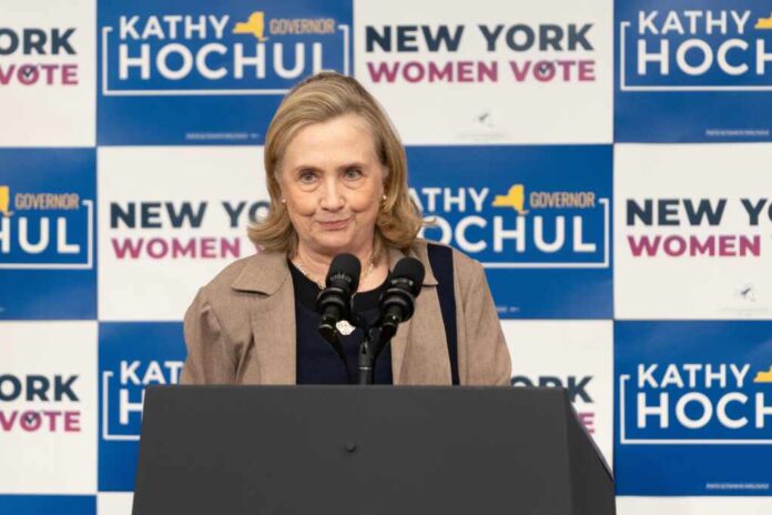 Secretary,Hillary,Clinton,Speaks,During,Election,Campaign,Rally,Organized,By