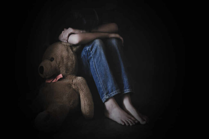 Traumatized,Children,Concept,,Stop,Violence,And,Abused,Children