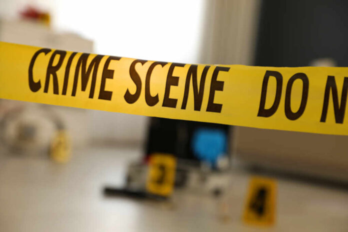 Crime,Scene,With,Evidences,And,Criminologist,Case,,Focus,On,Yellow