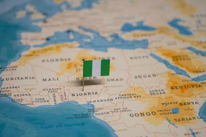 The,Map,And,Flag,Of,Nigeria.