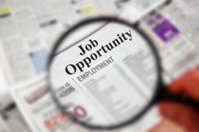 Magnifying,Glass,Over,A,Newspaper,Classified,Section,With,"job,Opportunity"
