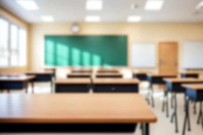 Beautiful,Blurred,Background,Of,Bright,Classroom,And,Study,Room,With