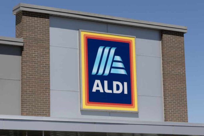 Greenwood,-,April,13,,2024:,Aldi,Discount,Supermarket.,Aldi,Sells
