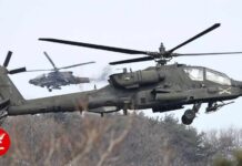 US Apache helicopter crashes near the Strait of Hormuz