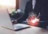 German Judges Slam Google’s AI A business professional interacting with a digital representation of AI technology