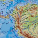 One-Month Ultimatum: Cartels Cornered A detailed map showing Colombia and its geographical features