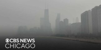 Chicago's air quality the worst in the world as Canadian wildfire smoke blankets area