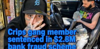 Crips gang member sentenced in $2.8M bank fraud scheme promoted on Instagram