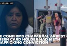 Grandma Or Trafficker? ICE Video Sparks Fury ICE confirms Chaparral arrest of green card holder had meth trafficking conviction