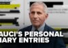Dr. Anthony Fauci's pandemic diary entries RELEASED ahead of Capitol hearing