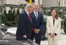 'It's amazing what tariffs will do:' Trump tours General Motors facility in Milford, Michigan