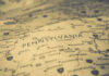 Close-up view of a map highlighting Pennsylvania