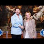Meloni and Frederiksen reiterate opposition to 'uncontrolled immigration'