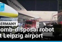Bomb-disposal robot and drone with explosives discovered at Germany's Leipzig airport • FRANCE 24