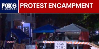 Madison police shooting; city crews begin clearing out protest encampment | FOX6 News Milwaukee