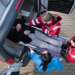 Knoxville Lifesaver Dash Stuns Viewers Paramedics load a patient on a stretcher into an ambulance