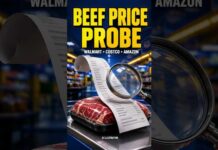 Beef Price Shock Targets Walmart, Costco DOJ Beef Price Probe Expands to Walmart, Costco & Amazon