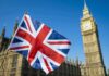 Britain’s Israel Reset Sparks Sanctions Shock Union Jack flag with Elizabeth Tower in the background