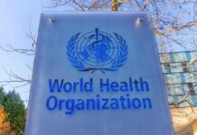 World Health Organization sign outdoors